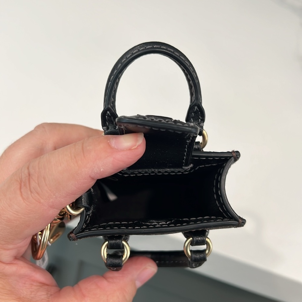 Cute. COACH Mini Bag Charm. - Picture 14 of 16